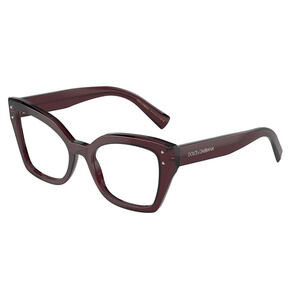 NWT Dolce & Gabbana 0DG3386-3045-53 Brown 53mm Eyeglasses
